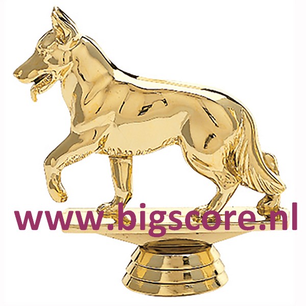 Alsatian Dog 300 Goud